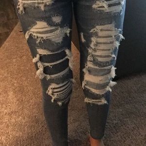 American eagle jeans size 0